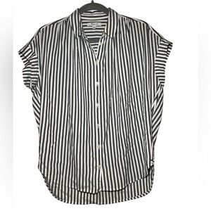 Madewell Striped Button-Up Blouse